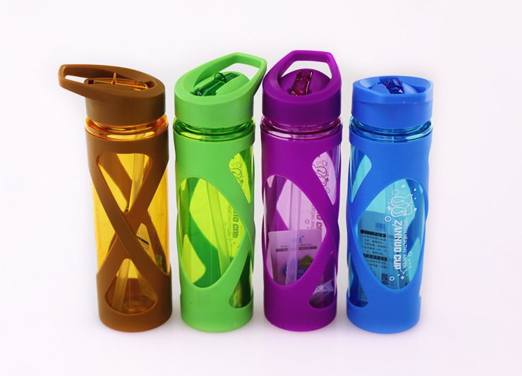 Custom Durable Food Grade Leakproof Portable Gym Sports Fitness Plastic Water Bottle