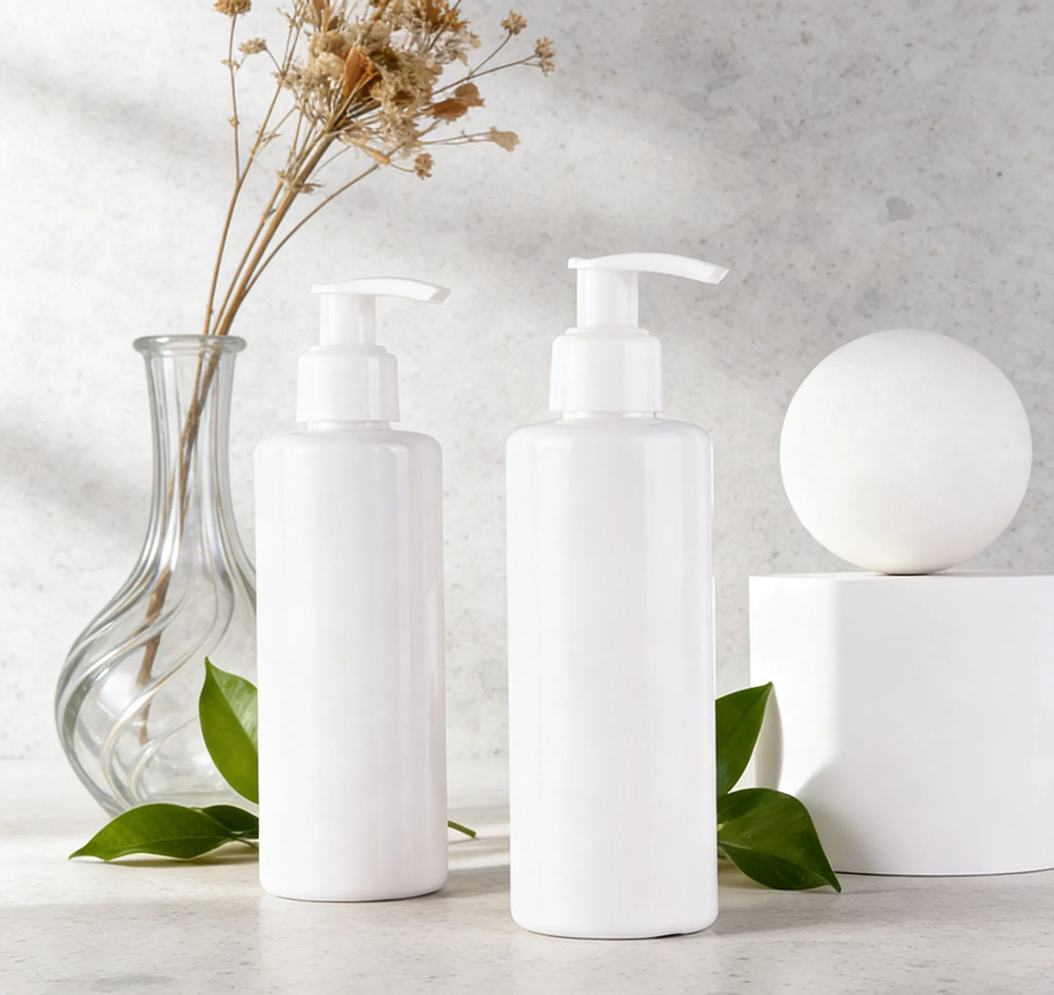 Plastic Cosmetic Packaging Pump Dispenser Bottles Food-Grade Safe Pet Toiletry Container