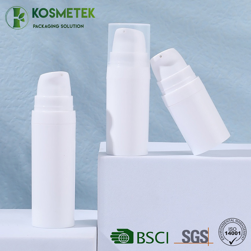 Skincare Packaging 30ml 50ml 80ml PP Plastic Mist Cream Body Soap Airless Spray Cosmetic Bottle