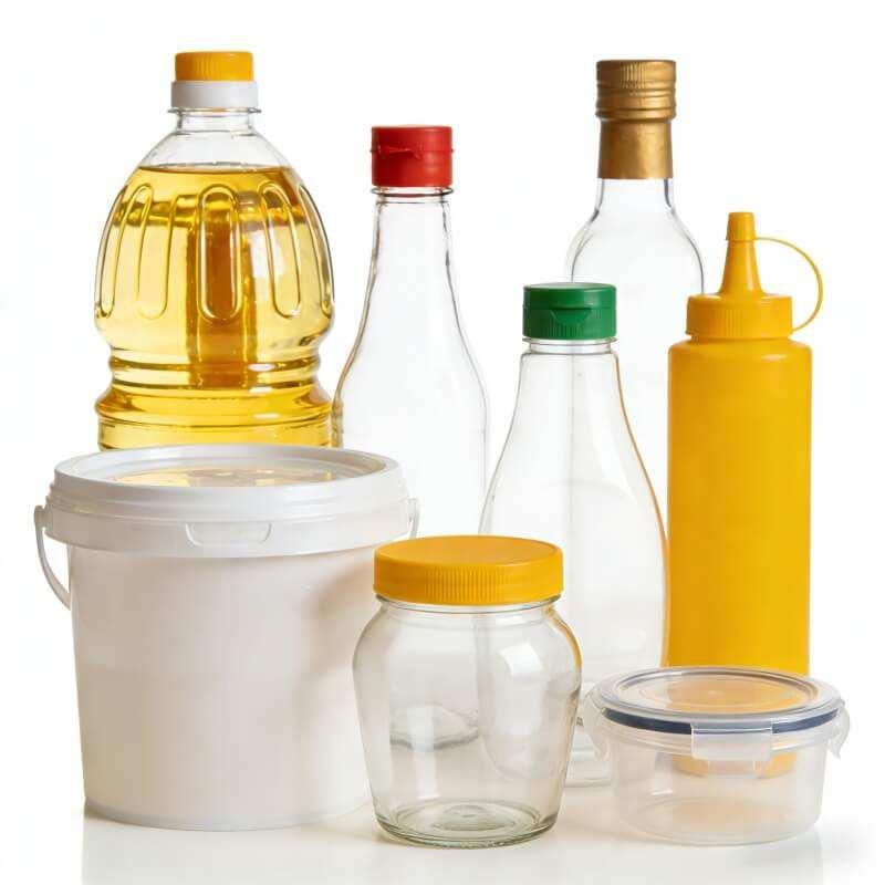 Custom BPA-Free Food Grade Plastic Packaging Bottles Cans Barrels Pet HDPE PE PP PS Injection Blow Molding Service