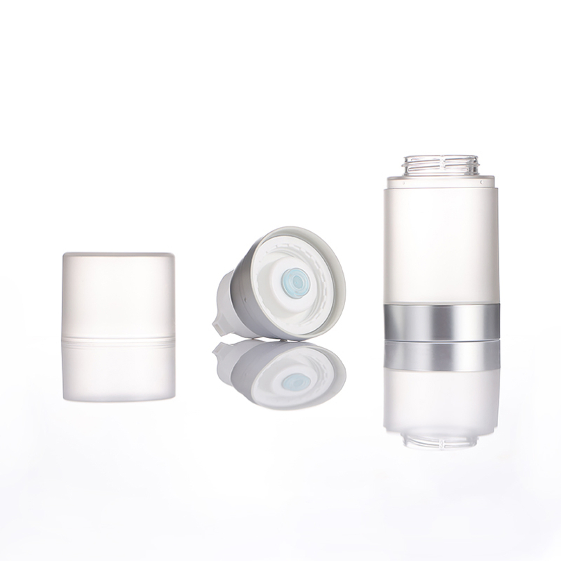 Skincare Line Packaging Plastic Refillable 120ml Airless Cosmetic Bottle Lotion Bottle