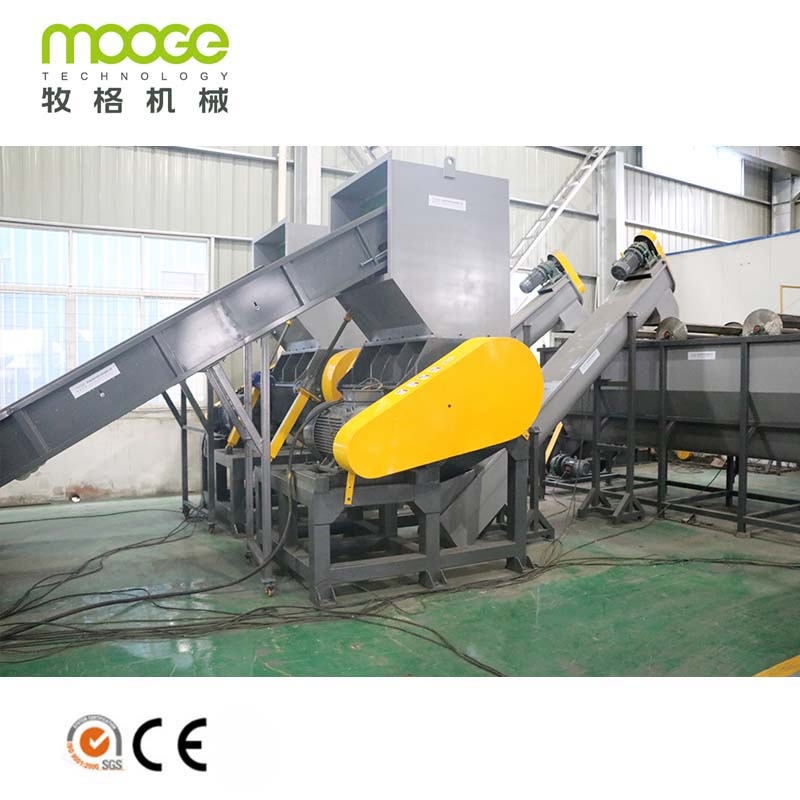 500-6000 kg/h Waste Food Bottle Grade PET Plastic Bottle Crushing Washing Recycling Line Machine