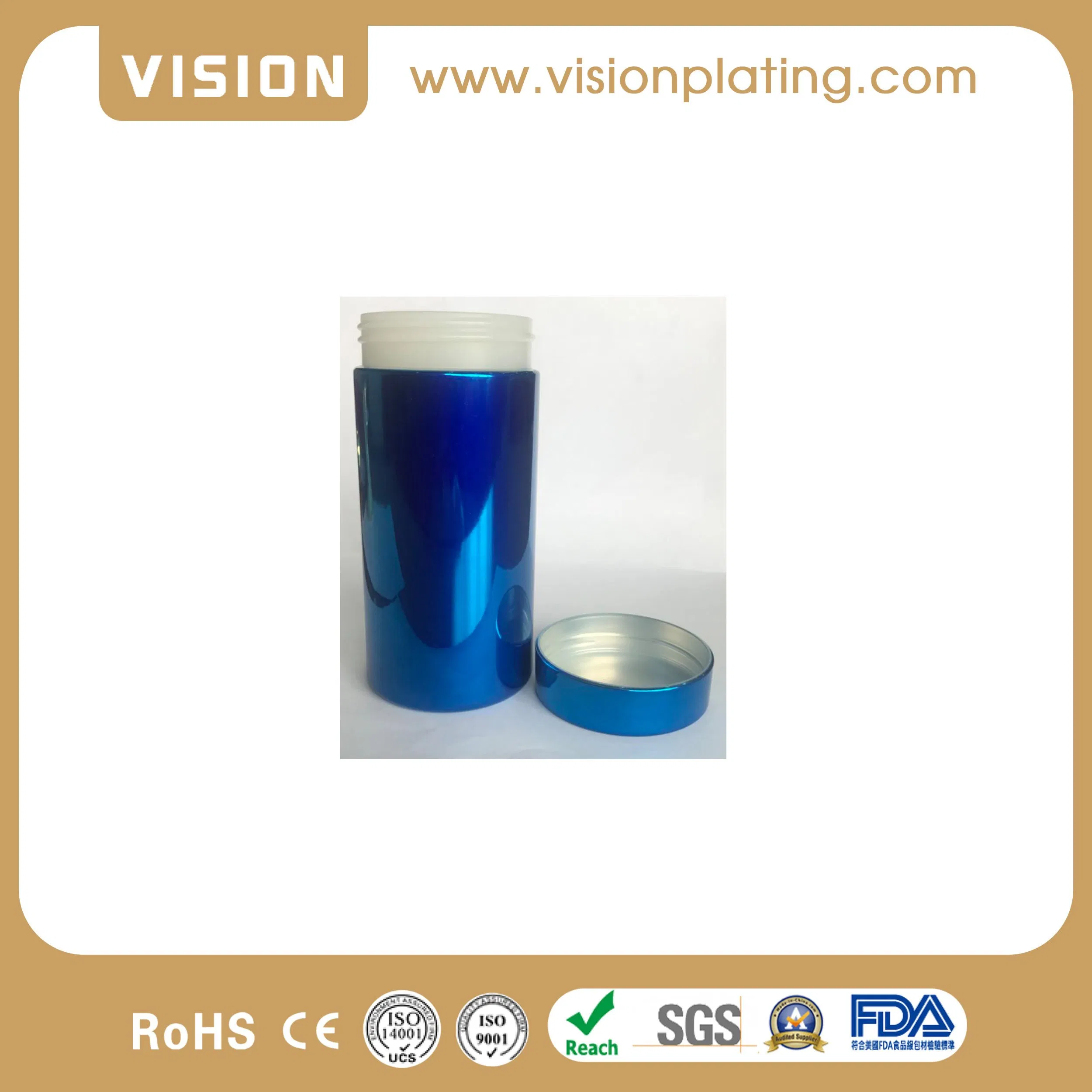 Refill Blue Packaging Containers with Empty Plastic Bottles