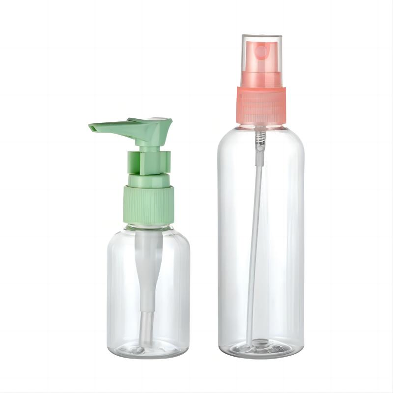50ml/100ml Pet Plastic Container Bathroom Conditioner Storage Reusable Liquid Bottle