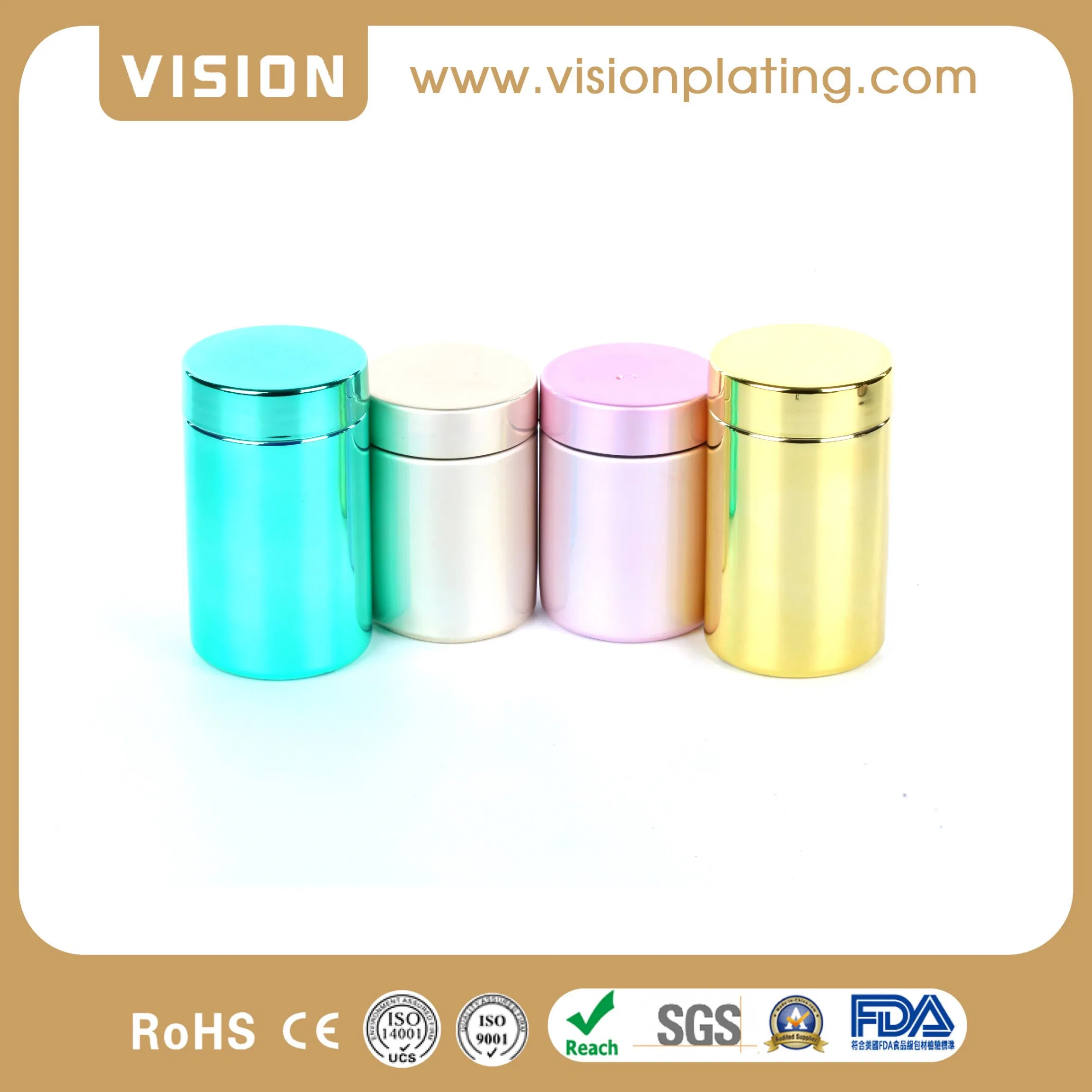 Mage in China SGS HDPE Glossy Plastic Jar Storage Food Packaging Bottle