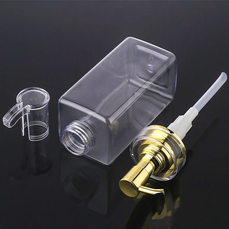 500ml 700ml Pet Shampoo Conditioner Lotion Plastic Bottle for Cosmetic Packing