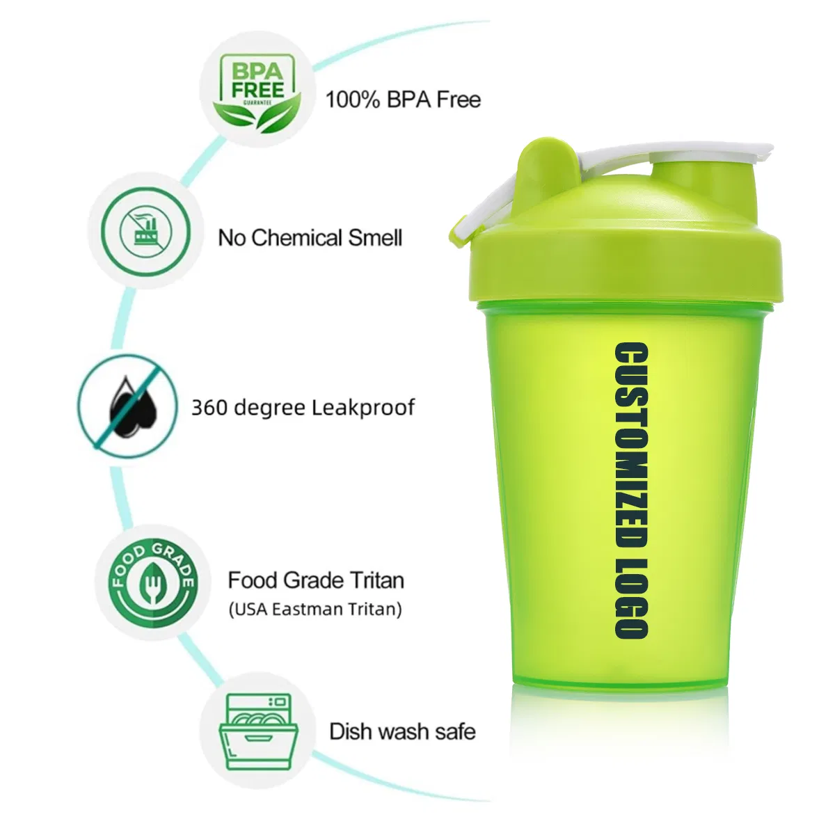 Shaker Bottle Detail 7