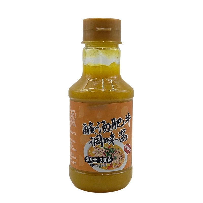 280g Plastic Squeeze Bottle Sour Beef Sauce for Cooking