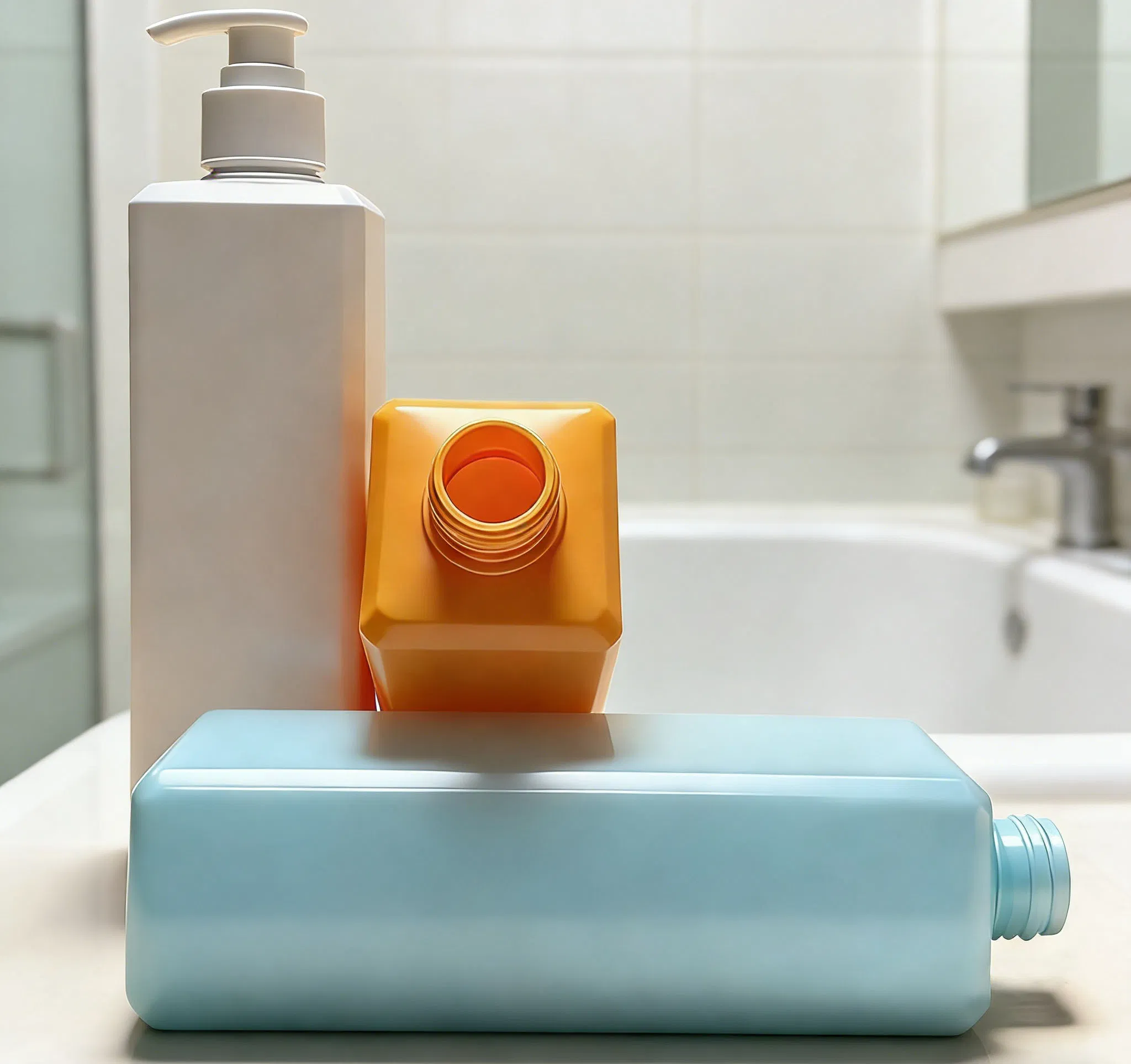 300/400/500ml Personal Care Plastic Shampoo Pet Lotion Cosmetic Packaging Solutions Leak-Proof Travel Bottle