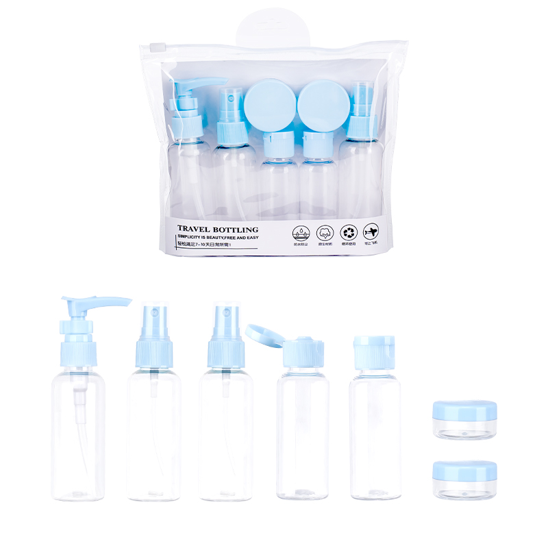 Plastic Travel Containers Set Leak Proof Spray Bottles and Jars