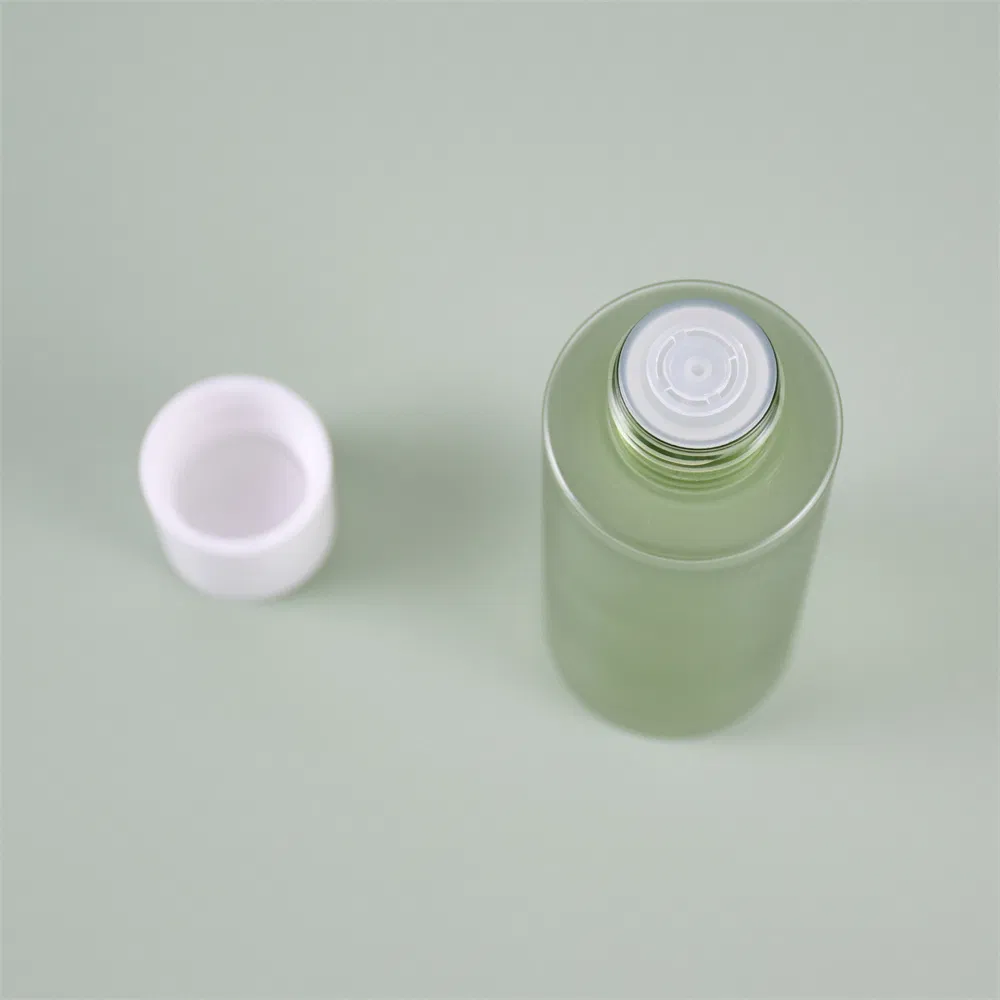 Pet Cosmetic Face Toner Bottle Transparent Plastic Essential Oil Body Lotion Bottles with Screw Lid