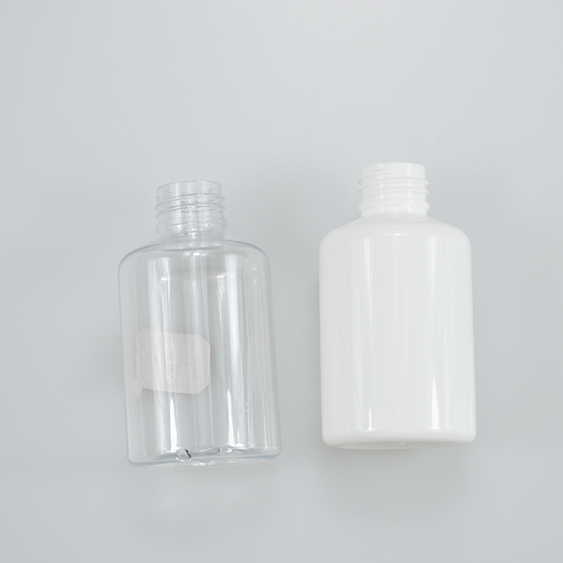 Plastic Pet Bottle 120ml Boston Round Bottle with Sprayer