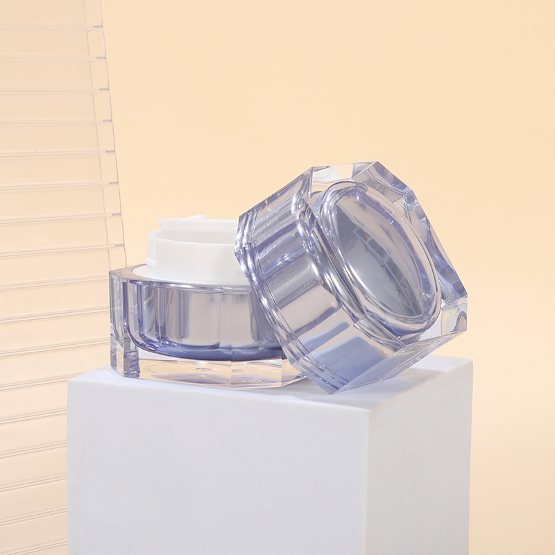 Cosmetic Clear Plastic Acrylic 30ml 50ml 100ml 30g 50g Airless Cream Jar and Bottle Set