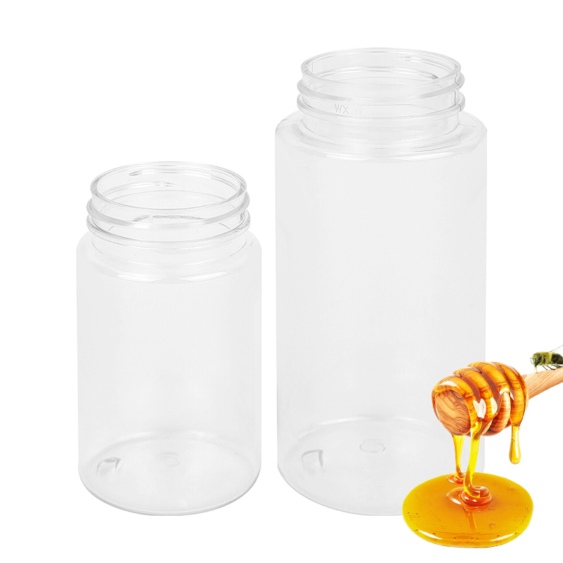 Disposable Milk Tea Cups with Lids Commercial Packing Plastic Wide Mouth Beverage Bottles Pet Juice Bottles