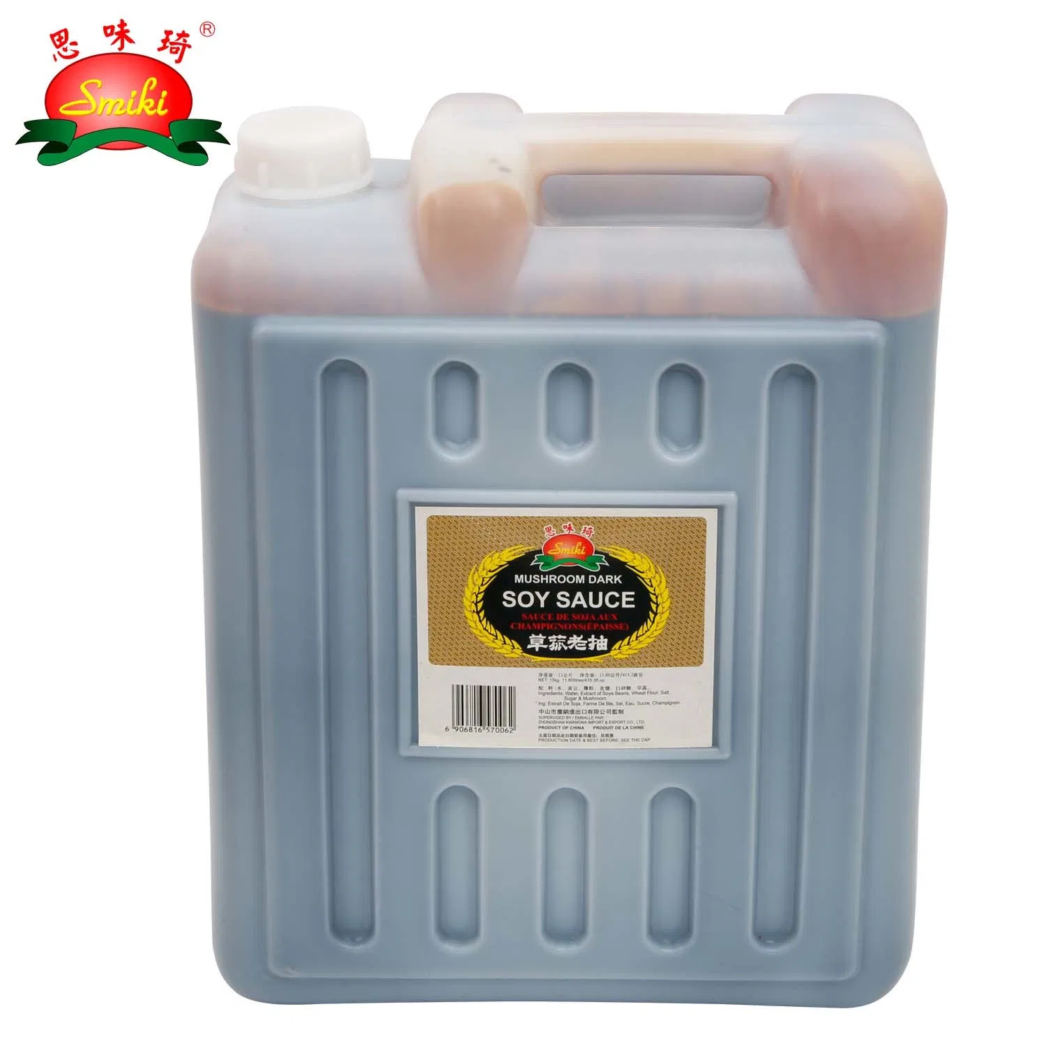 PE Jar (big plastic bottle) 15kg Mushroom Dark Soy Sauce /Wholesale Supplier