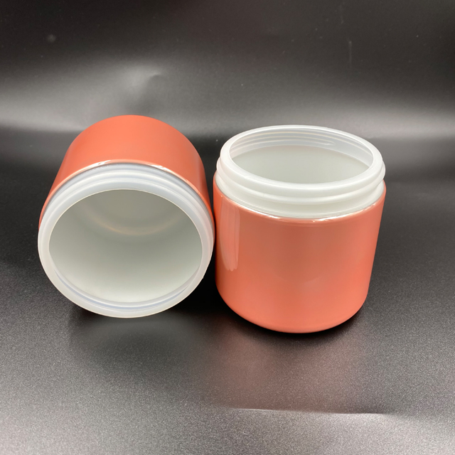 Candy Honey Jar Biscuit Food Plastic Wide Mouth Bottle Pink Jar Food Grade Empty Plastic Jar