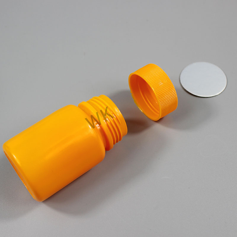 30ml Hot Sale Empty White Screw Cap Tablet Refill Bottles Medicine Pill Bottle Health Care Pill Plastic Bottle