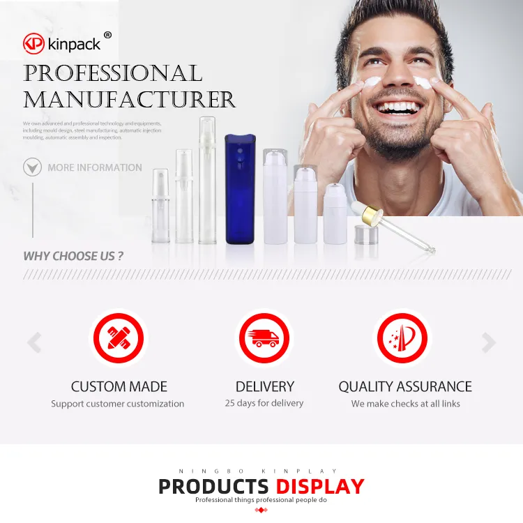 Vacuum Skincare Cosmetic Serum Packaging