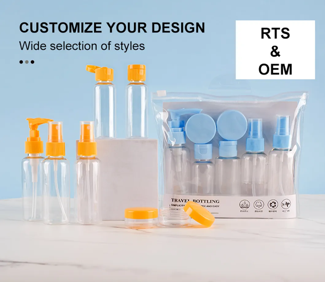 Plastic Travel Containers Set