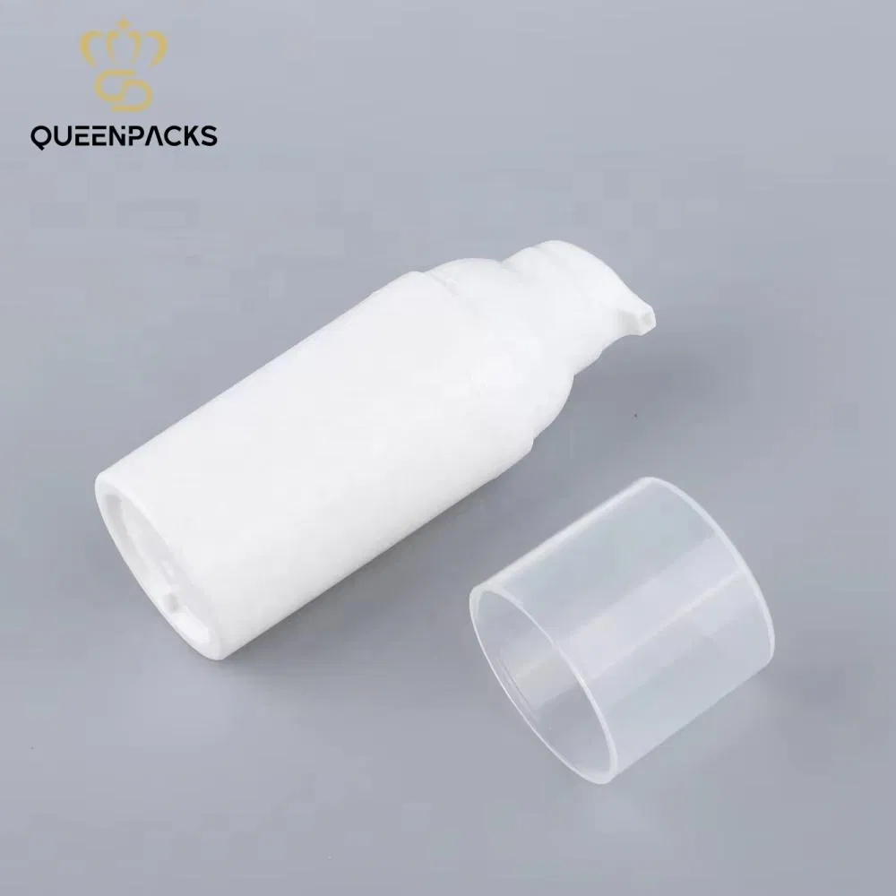 Plastic PP Bottle Airless Press Pump Bottle with Lotion Dispenser