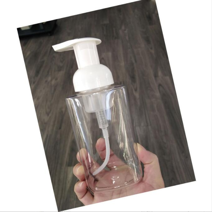 250ml Refillable PCR Plastic Cosmetic Mousse Soap Dispenser Foamer Bottles