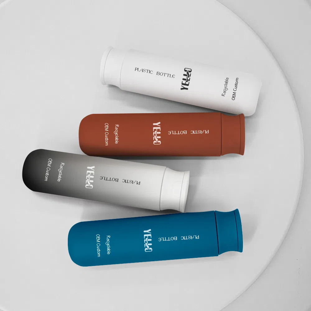 Wholesale Flip Top Cap HDPE Plastic Squeeze Body Lotion Shampoo Conditioner Packaging Facial Cleanser Face Wash Bottles