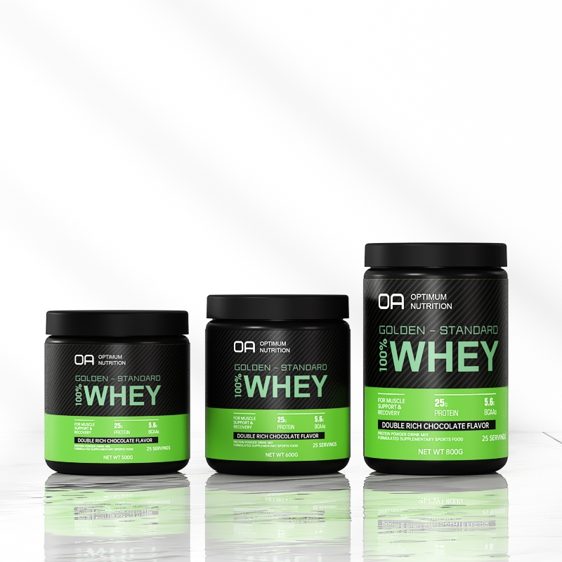 Empty HDPE Plastic Food Supplement Protein Powder Bottle Container Jar