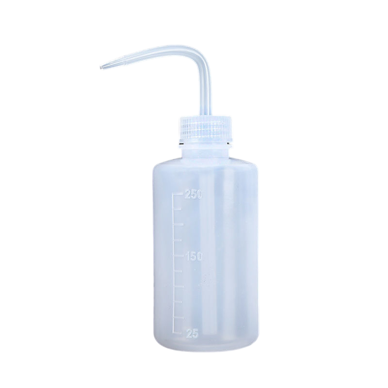 Wholesale 250ml Curved Mouth Plastic Squeeze Bottle for Tattoo Supplies