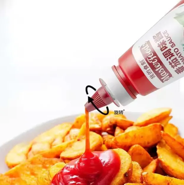 Ketchup Squeeze Plastic Bottle View 4