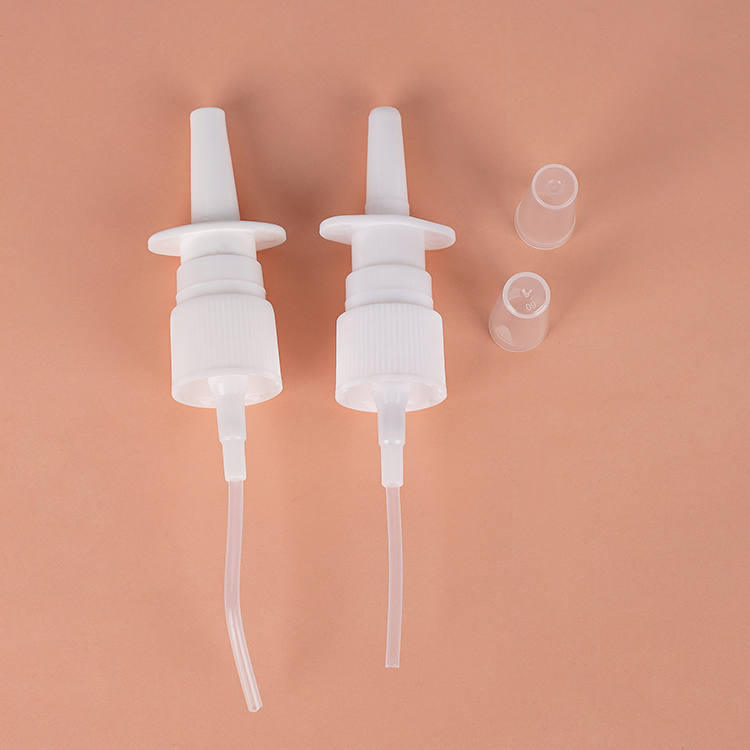 Wholesale 8ml 10ml 20ml Cosmetic Plastic Packaging Empty White Color Rhinitis Fine Spray Plastic Nasal Spray Bottle