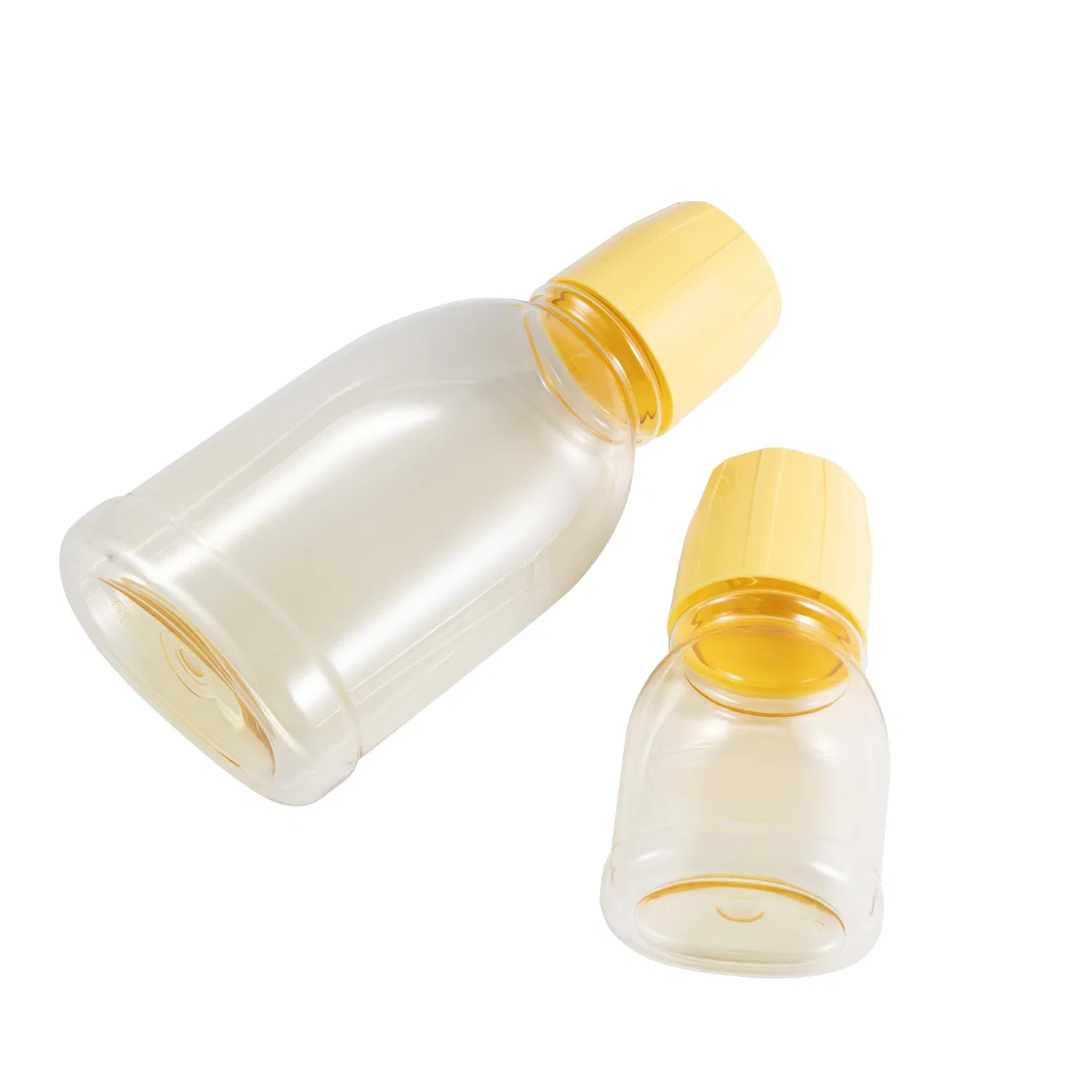 80ml 250ml Factory Food Grade Transparent Plastic Bottle Pet Bottle Mouthwash Bottle with Screw Cap