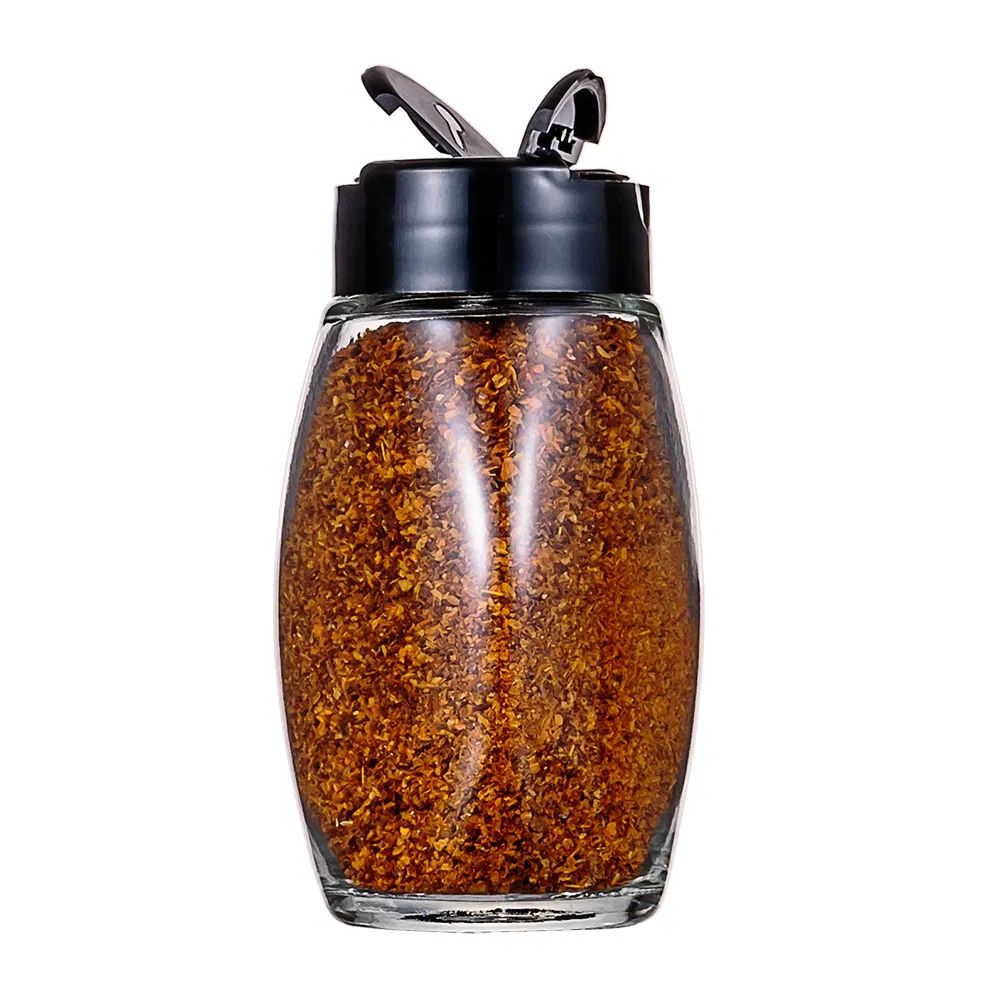 Wholesale Cheap Spice Packaging Glass Shaker Bottle Plastic Lid Seasoning Bottle Glass Small Spice Jar