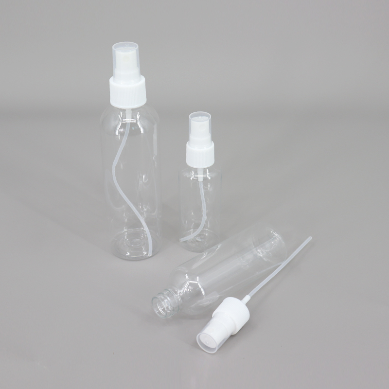 5ml 10ml 30ml 50ml 60ml 100ml Empty Small Clear Pet 4oz Spray Bottle Face Mist Transparent Plastic Chloroform Spray Bottle