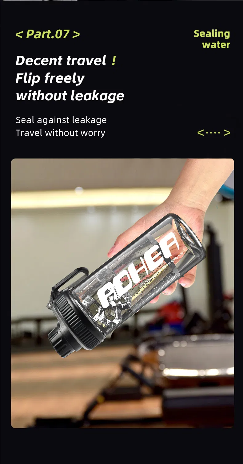 Aohea Obm ODM OEM Camping Hiking Hydration Canteens Lids Narrow Lid Leak Proof Plastic Plastic Hot Cold Sports Water Spray Bottle Sports and Travel BPA