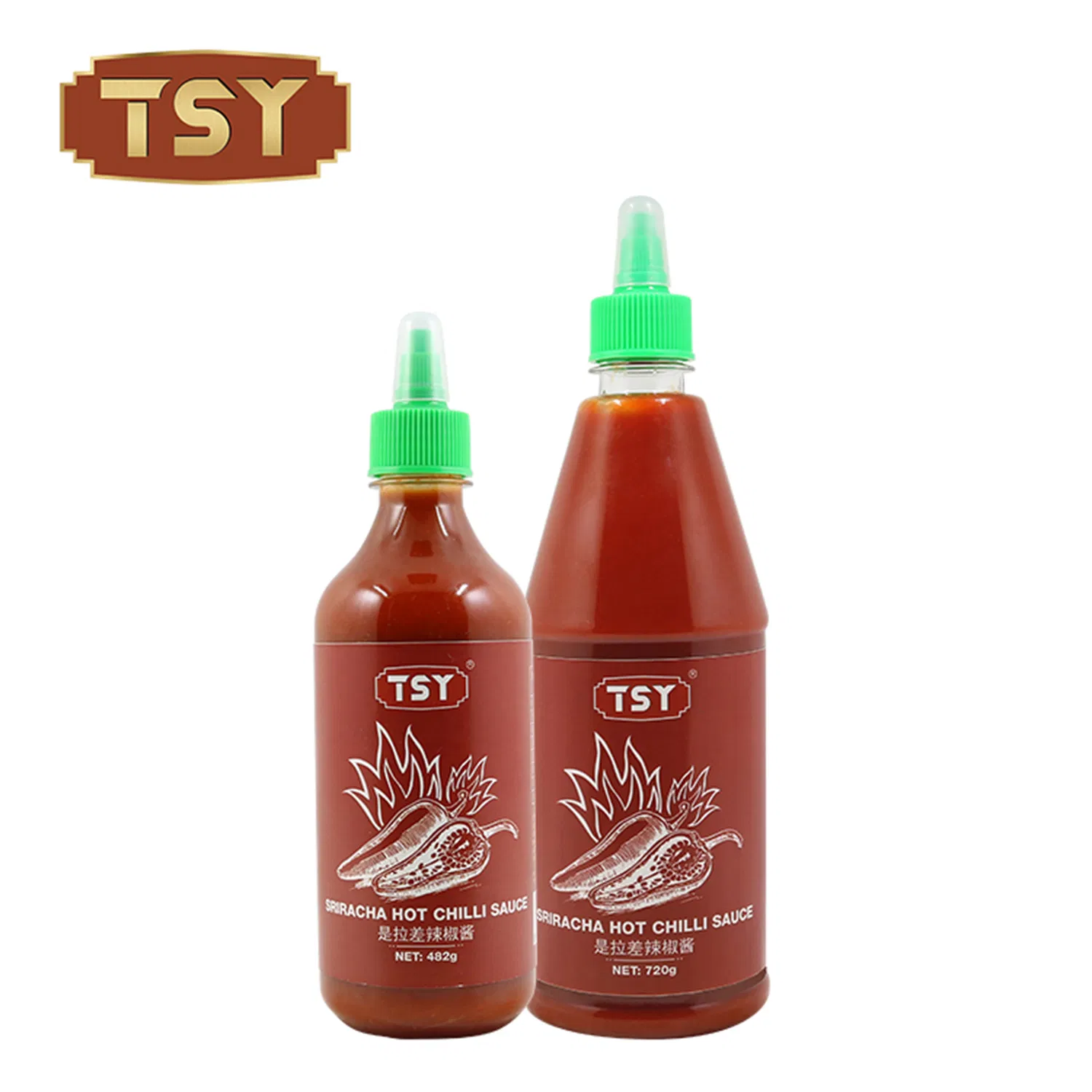 Plastic Bottle Salsa Sriracha EL Gallo Thai Sriracha Hot Chili Sauce Manufacturer