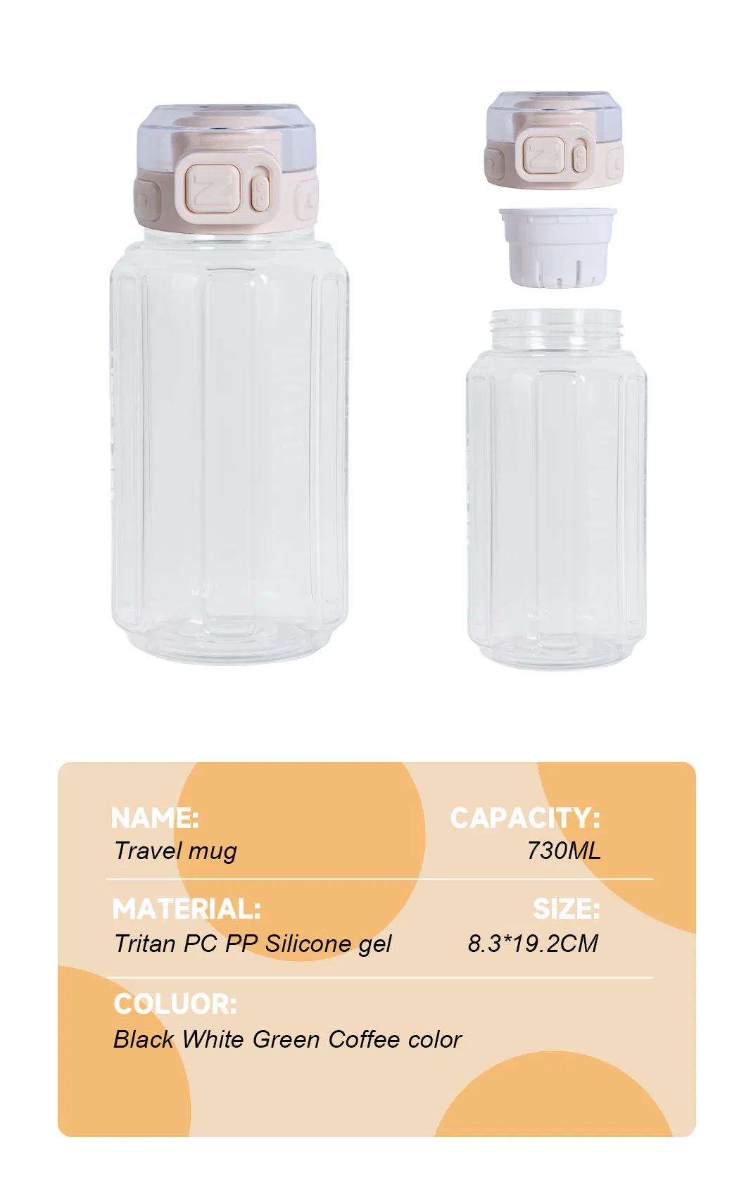 Plastic Water Bottle View 6