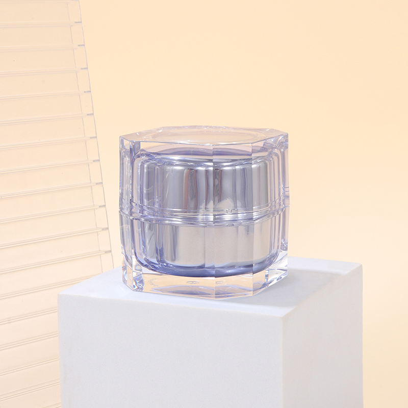 Cosmetic Clear Plastic Acrylic 30ml 50ml 100ml 30g 50g Airless Cream Jar and Bottle Set