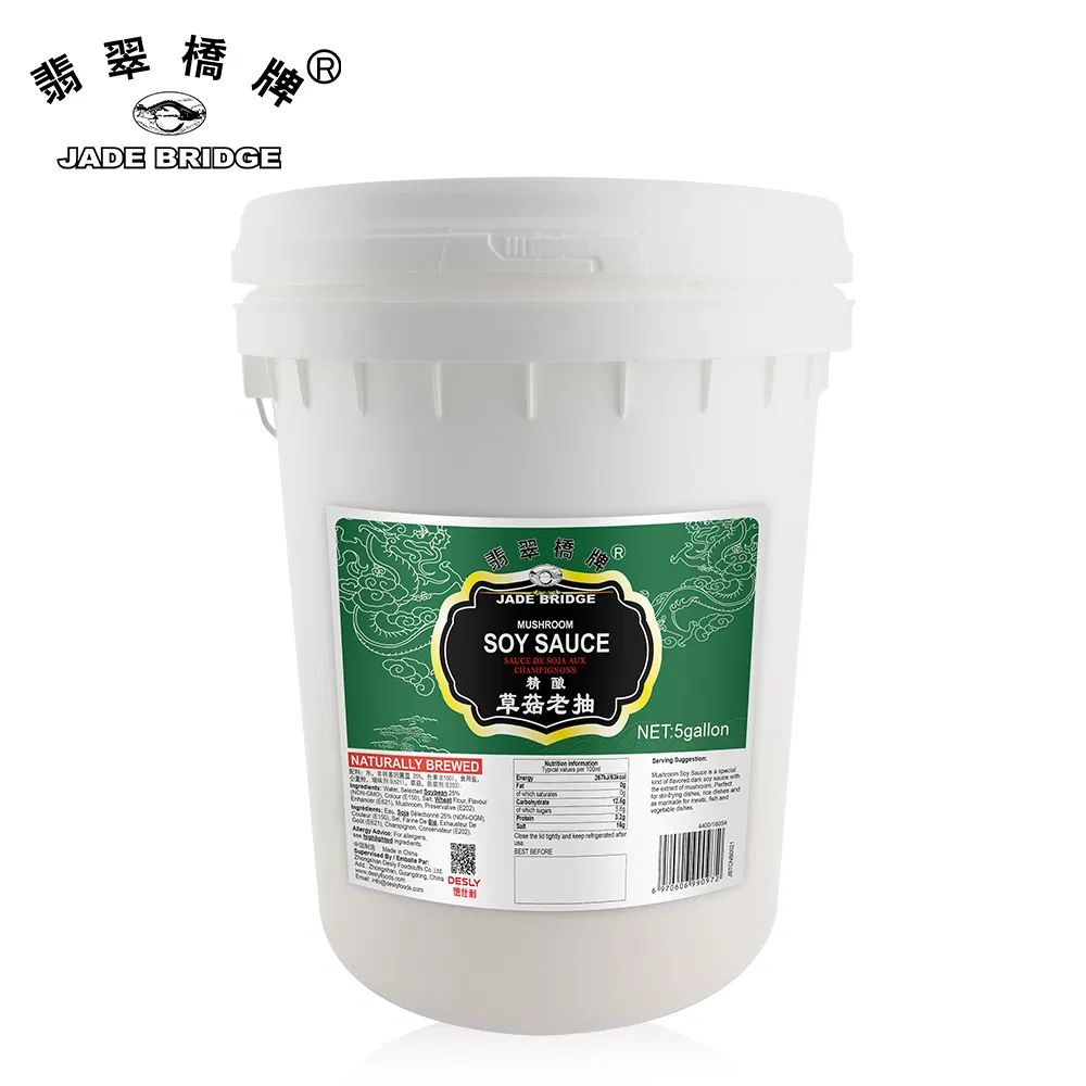 Chinese OEM Manufacturer 5 L Plastic Bottle Jade Bridge Mushroom Soy Sauce Wholesale with Factory Price