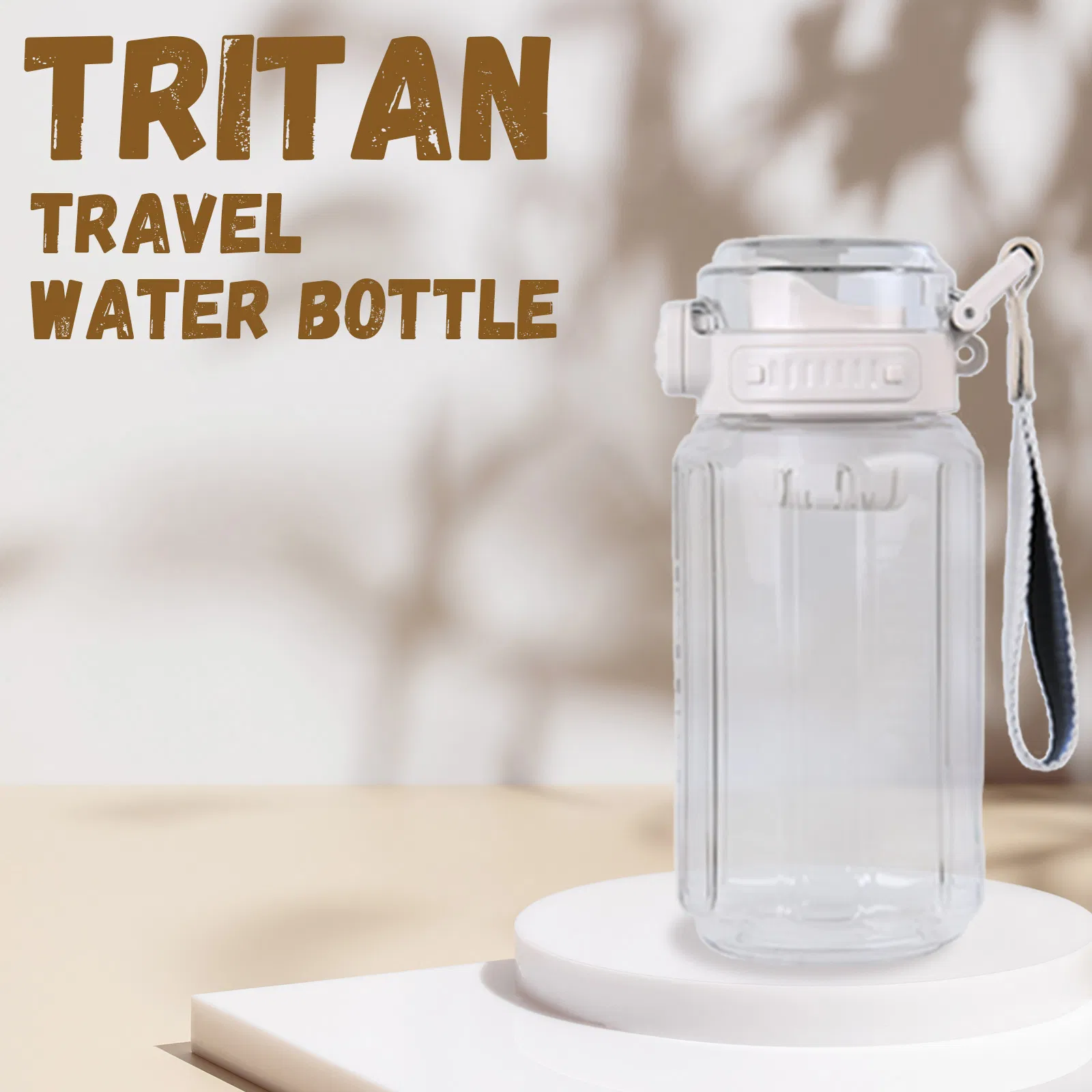 730ml Custom Logo BPA-Free Plastic Water Bottle Travel with Leak-Proof Lid OEM
