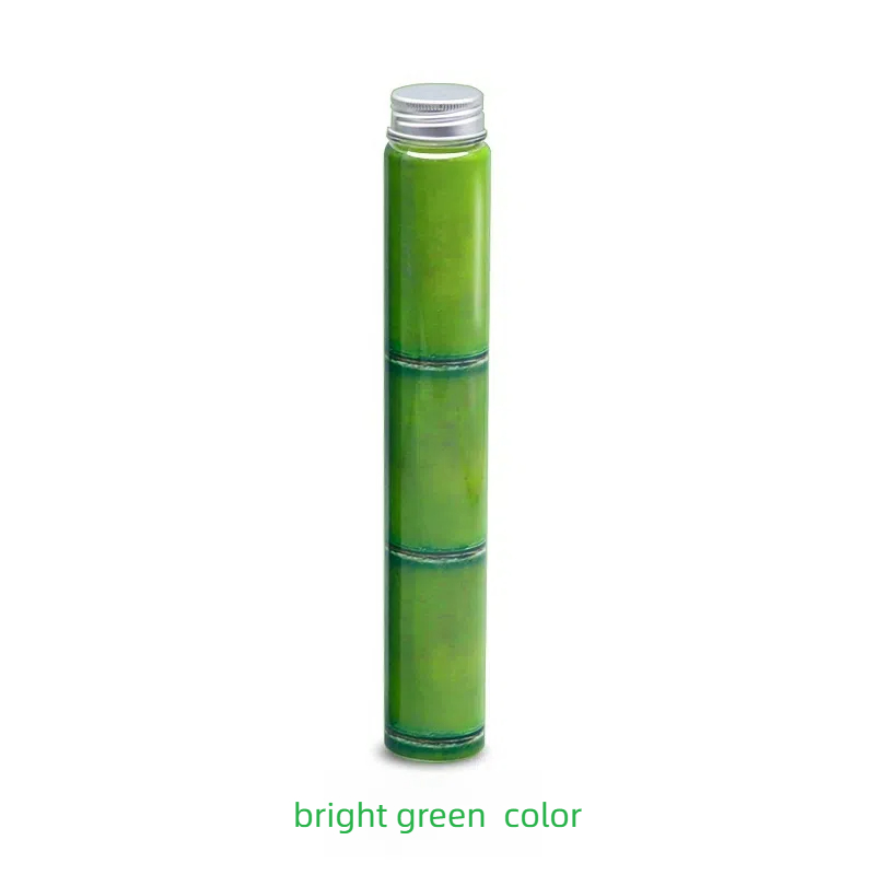 400ml Hugging Bamboo Milk Tea Bottle Bamboo Slim Bottle Disposable Milk Tea Plastic Bottle
