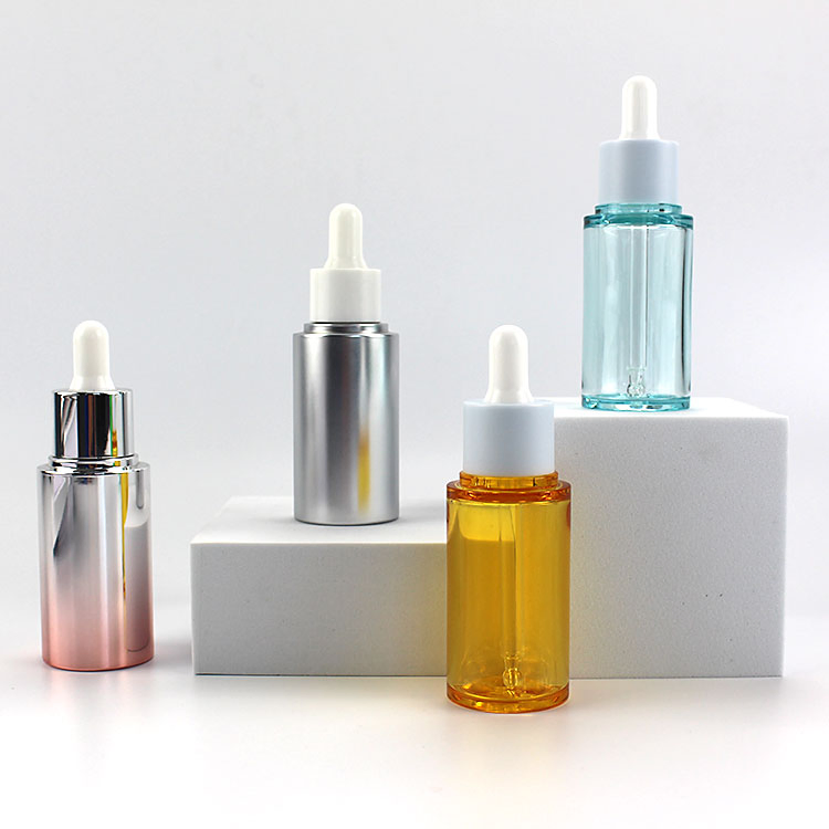 35ml Colorful Plastic Essential Oil Serum Dropper Bottle
