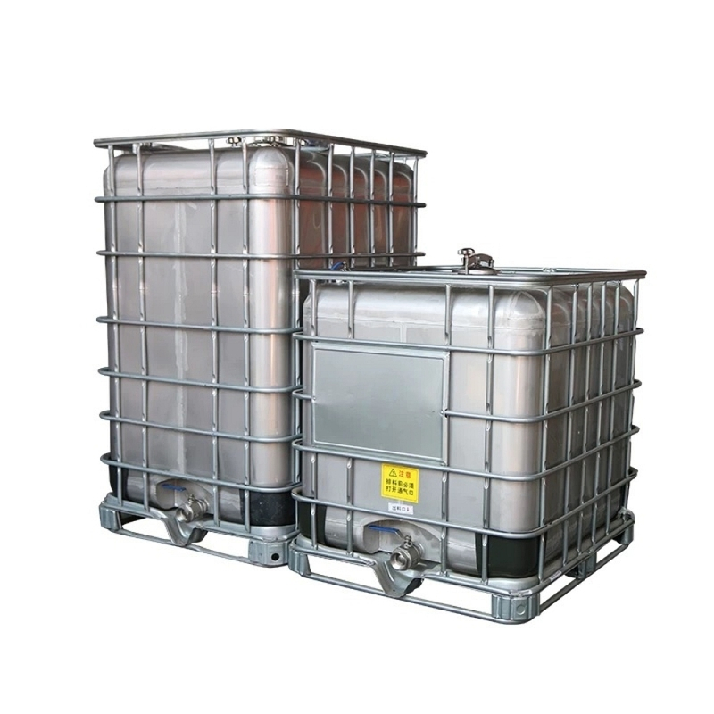 Sturdy 1000L Reliable IBC Container Tank for Secure Liquid Storage