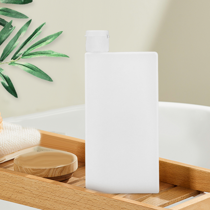 High Quality HDPE Plastic Flip Top Cap Bottle 270ml Plastic Lotion Cosmetic Squeeze Bottle