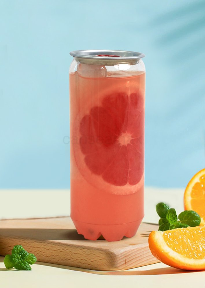 Food-Grade Custom Printed Pet Bottles for Summer Juice and Carbonated Drinks