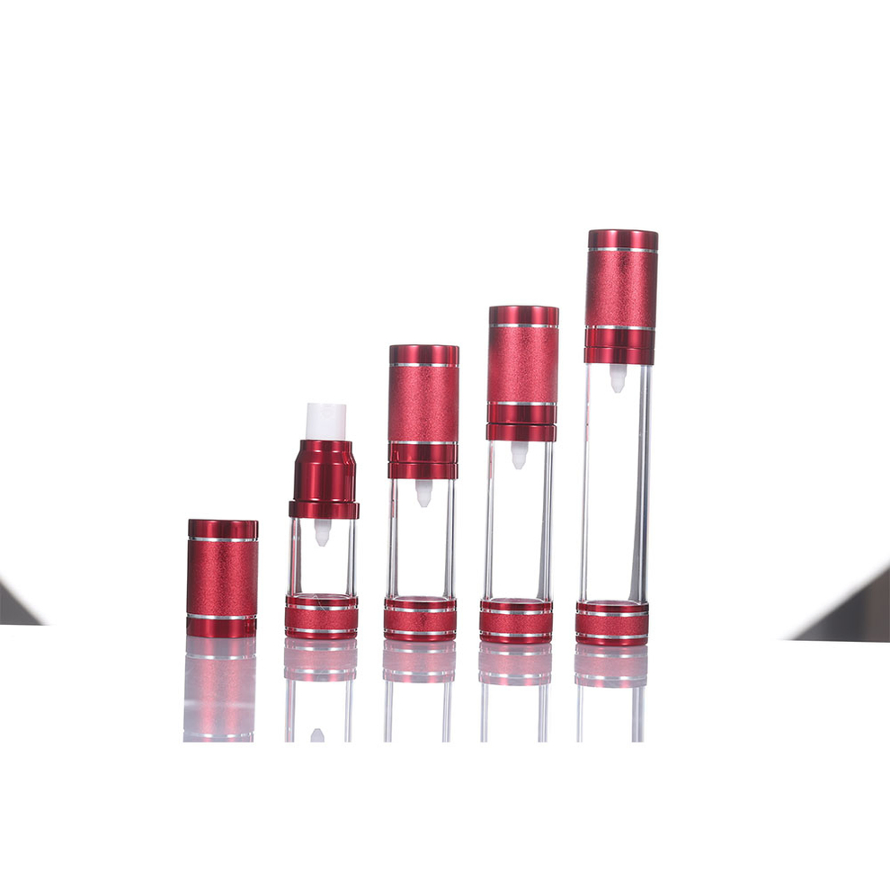 Compact Airless Bottle Cosmetic Bottle 10ml, 15ml, 20ml, 30ml Plastic Series Pump Airless Lotion Bottle