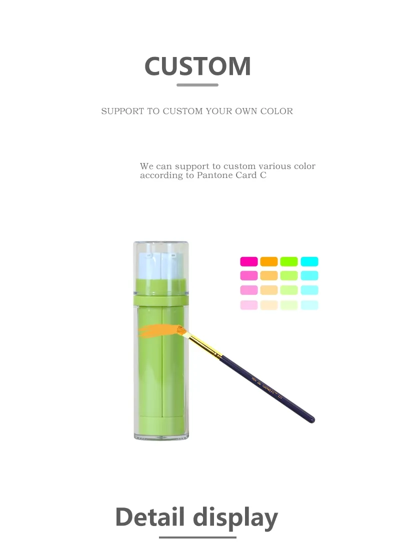 Dual Chamber Cosmetic Packaging