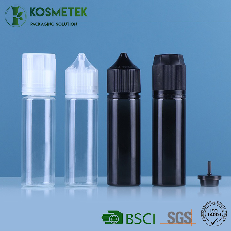 10ml/30ml/50ml/60ml/100ml/120ml Empty Pet Plastic E Liquid Oil Packaging Squeeze Bottle