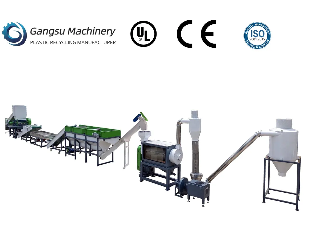 PET Plastic Flakes/Bottle Recycling Washing Line