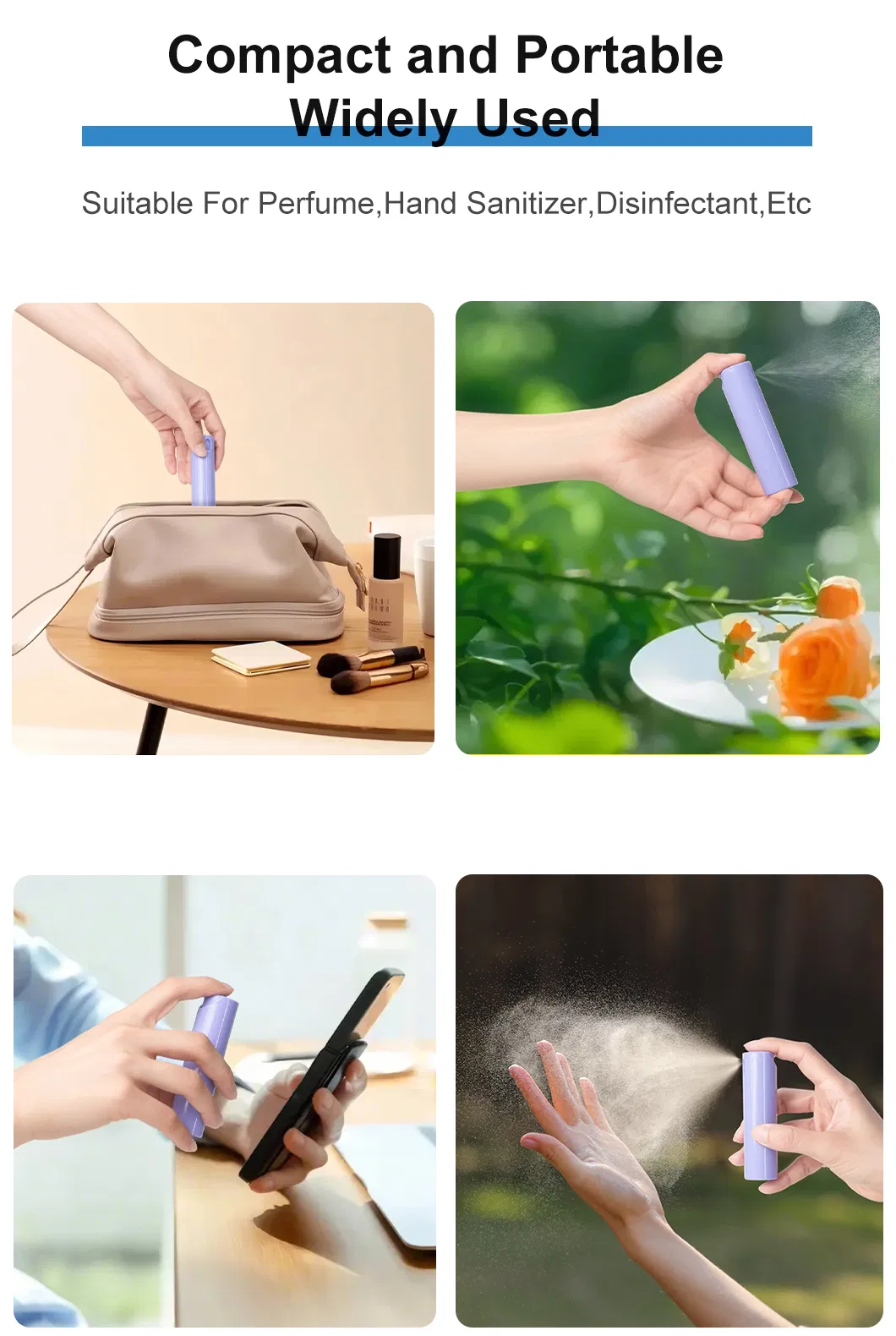 10ml Reusable Plastic Spray Bottle 6