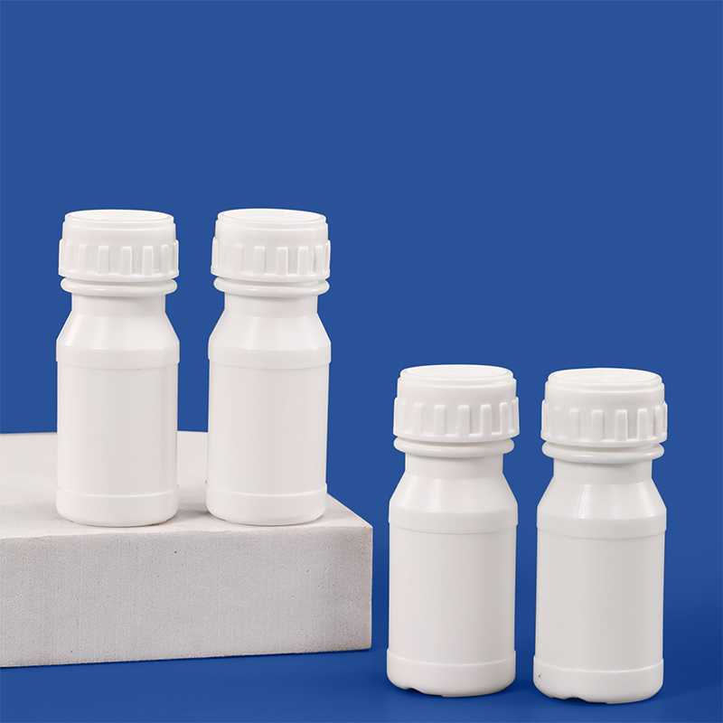 White Plastic Coex Bottle Screw Cap Sealed Reusable Empty Easy Carry Container Coex Bottle
